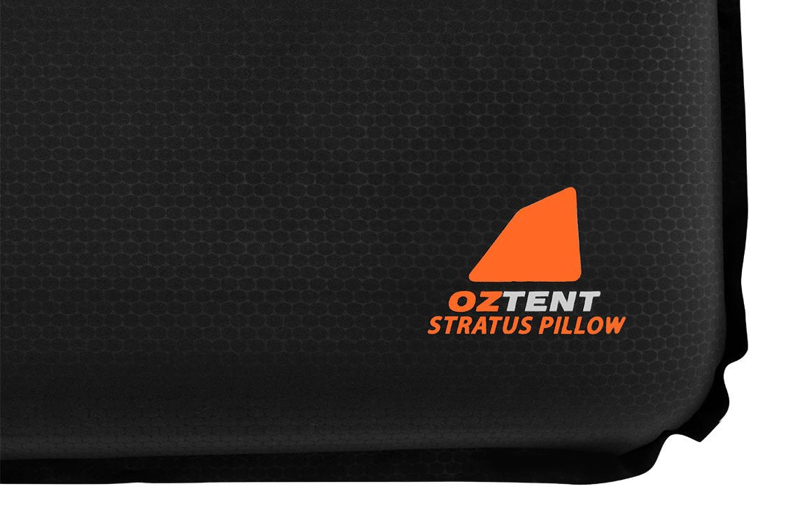 Oztent Stratus Pillow; luxurious and easy to inflate.