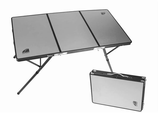 Oztent Bi-fold Table - Ideal camping table with small pack size.